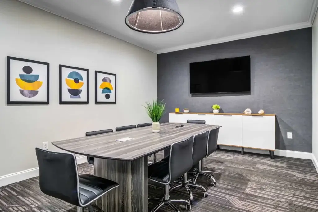 the collective at auburn luxury off campus cottage apartments near auburn university resident clubhouse conference room 2